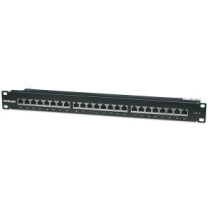 Patch panel 24 ftp C6 czarny