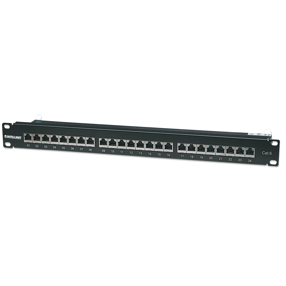 Patch panel 24 ftp C6 czarny