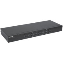 Intellinet 506496 Przełącznik KVM 16x1 VGA/USB/PS2 OSD