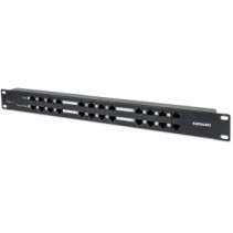 Patch panel/zasilacz PoE, 24x RJ45 120W, 1U, Cat5e