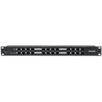 Patch panel/zasilacz PoE, 24x RJ45 120W, 1U, Cat5e