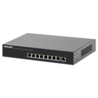 Switch 8x RJ45 10/100 PoE+ 140W, metal, desktop