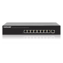 Switch 8x RJ45 10/100 PoE+ 140W, metal, desktop