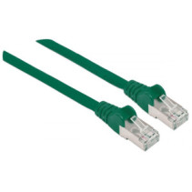 Patchcord Cat5e FTP 20M 100% Cu zielony