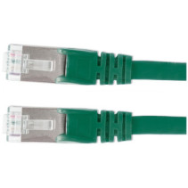 Patchcord Cat5e FTP 20M 100% Cu zielony
