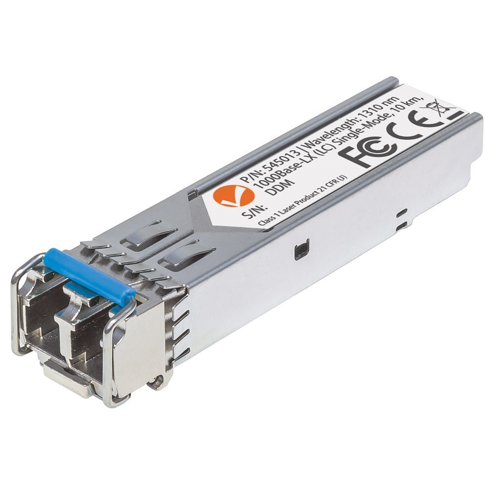 Moduł SFP 1G, LC Duplex SM, 10km, 1000Base-LX, 1310nm, miniGBIC, DDM, MSA