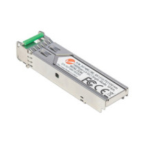 Moduł SFP WDM 1G, LC Simplex SM, 10km, 1000Base-LX, RX1310nm/TX1550nm, miniGBIC, DDM, MSA
