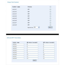 Listwa zarządzalna po IP 19" 1U, 8x C13, kabel odł. 2m C19-in/C20-out