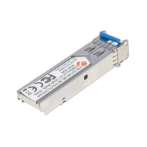 Moduł SFP WDM 1G, LC Simplex SM, 10km, 1000Base-LX, RX1550nm/TX1310nm, miniGBIC, DDM, MSA