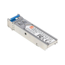 Moduł SFP WDM 1G, LC Simplex SM, 10km, 1000Base-LX, RX1550nm/TX1310nm, miniGBIC, DDM, MSA
