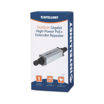 Extender PoE+ Gigabit, 1x RJ45 25W, do 200m, zewn. IP65