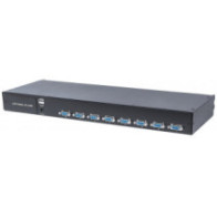 Intellinet 507776 Przełącznik KVM 8x1 VGA/USB do konsoli LCD