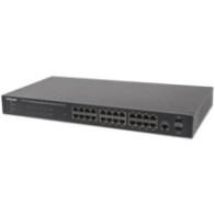 Switch zarządzalny 24x RJ45 Gigabit PoE+ 240W, 2x SFP