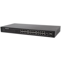 Switch zarządzalny 24x RJ45 Gigabit, 2x SFP