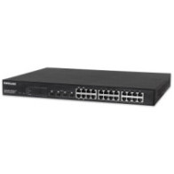 Switch zarządzalny 24x RJ45 Gigabit PoE+ 430W, 4x SFP