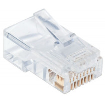 Wtyk RJ45 8P/8C Cat5e UTP, drut, linia PRO, 100 szt