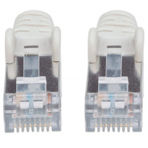 Patchcord Cat6a SFTP 0,5M 100% Cu szary