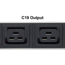 Listwa zasilająca pionowa 20x C13, 4x C19, kabel 2m C13-in/Schuko-out