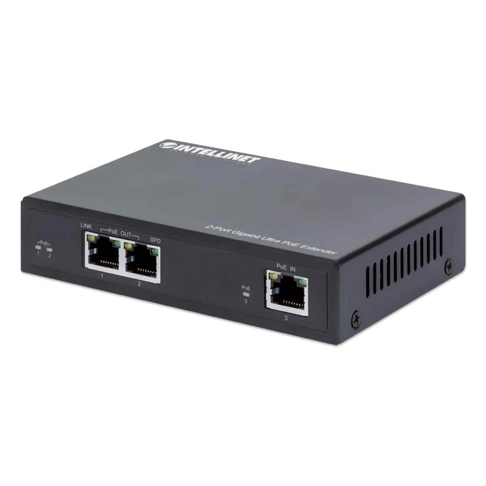Extender Ultra PoE Gigabit, 2x RJ45 60W, do 200m