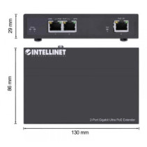Extender Ultra PoE Gigabit, 2x RJ45 60W, do 200m