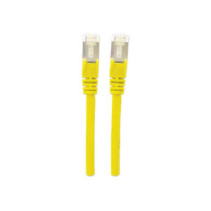Patchcord Cat6a SFTP 1M 100% Cu żółty