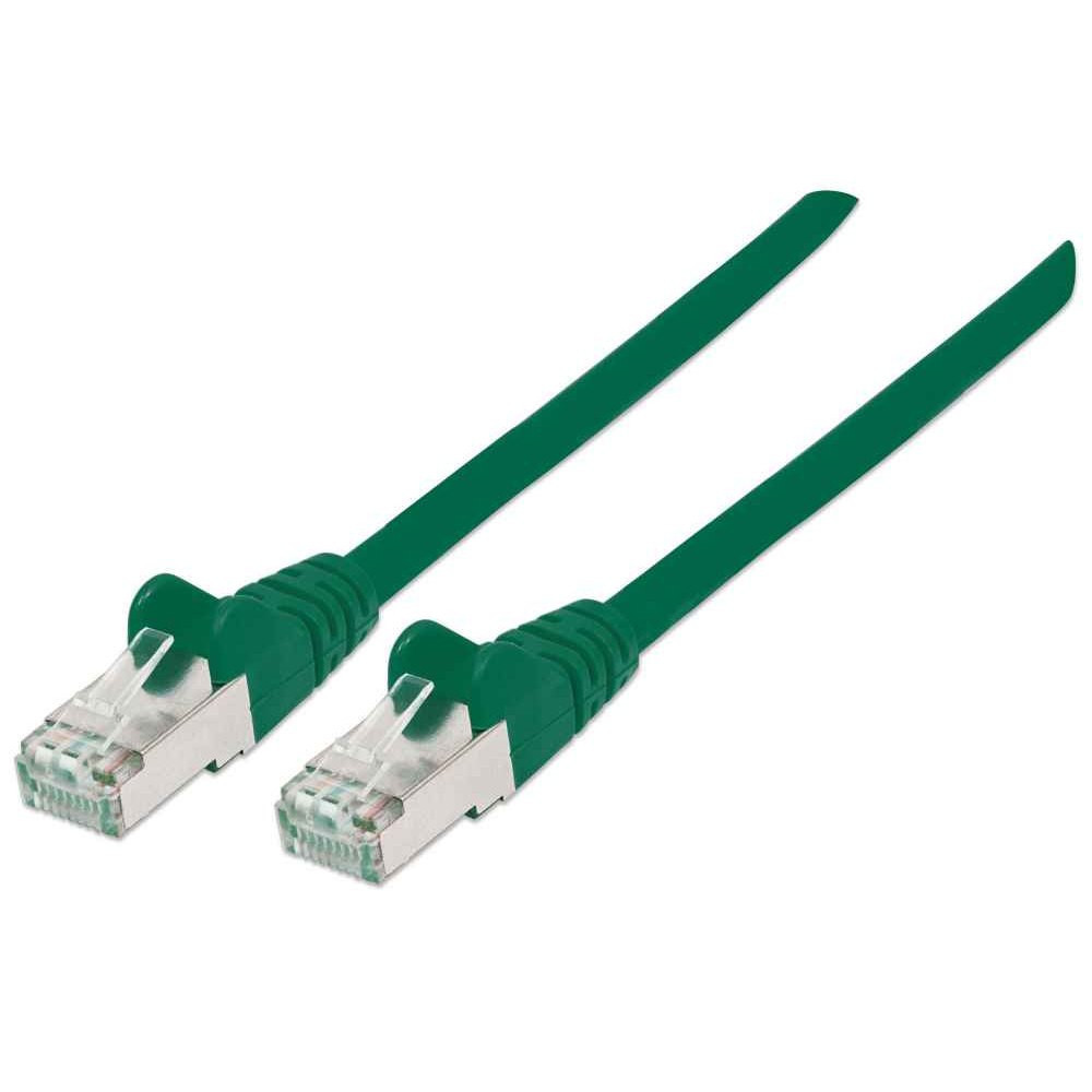 Patchcord Cat6a SFTP 2M 100% Cu zielony