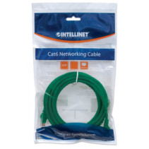 Patchcord Cat6 UTP 1,5M 100% Cu zielony