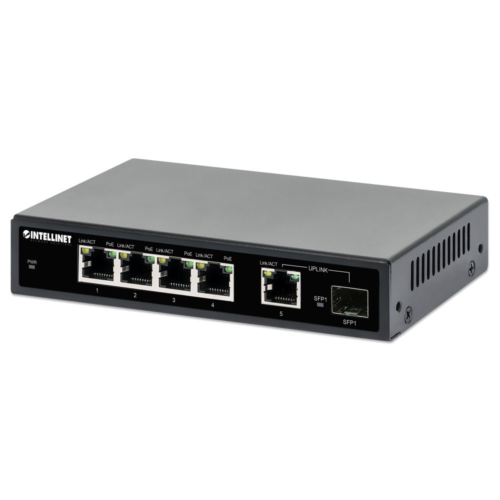 Switch giga 5P poe+ 1P sfp