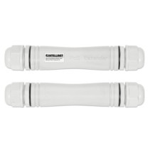 Extender zewnętrzny RJ45 PoE+ IP67 do 1000m, zestaw 2 szt