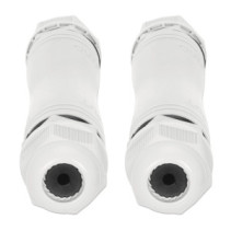 Extender zewnętrzny RJ45 PoE+ IP67 do 1000m, zestaw 2 szt