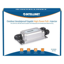 Zasilacz PoE+ Gigabit, 1x RJ45 30W, zewnętrzny IP67