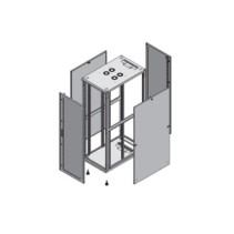 Szafa stojąca 36U, 600x1000, rack 19, do złożenia, czarna