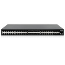 Switch zarządzalny 48x RJ45 Gigabit PoE+ 450W, 6x SFP+ 10G