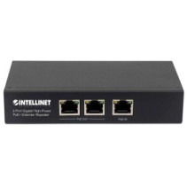 Extender PoE+ Gigabit, 2x RJ45 25W, do 200m