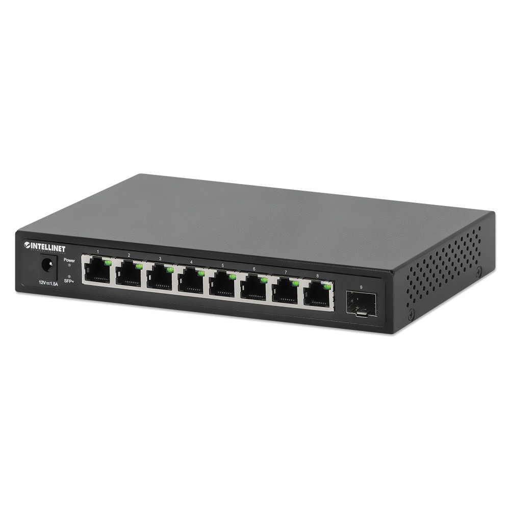 Switch 2.5 Gigabit Ethernet, 8 portów RJ45 + 1 slot SFP+ 10GB