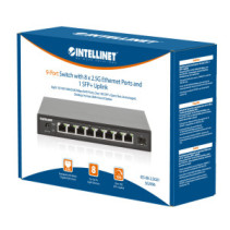 Switch 2.5 Gigabit Ethernet, 8 portów RJ45 + 1 slot SFP+ 10GB