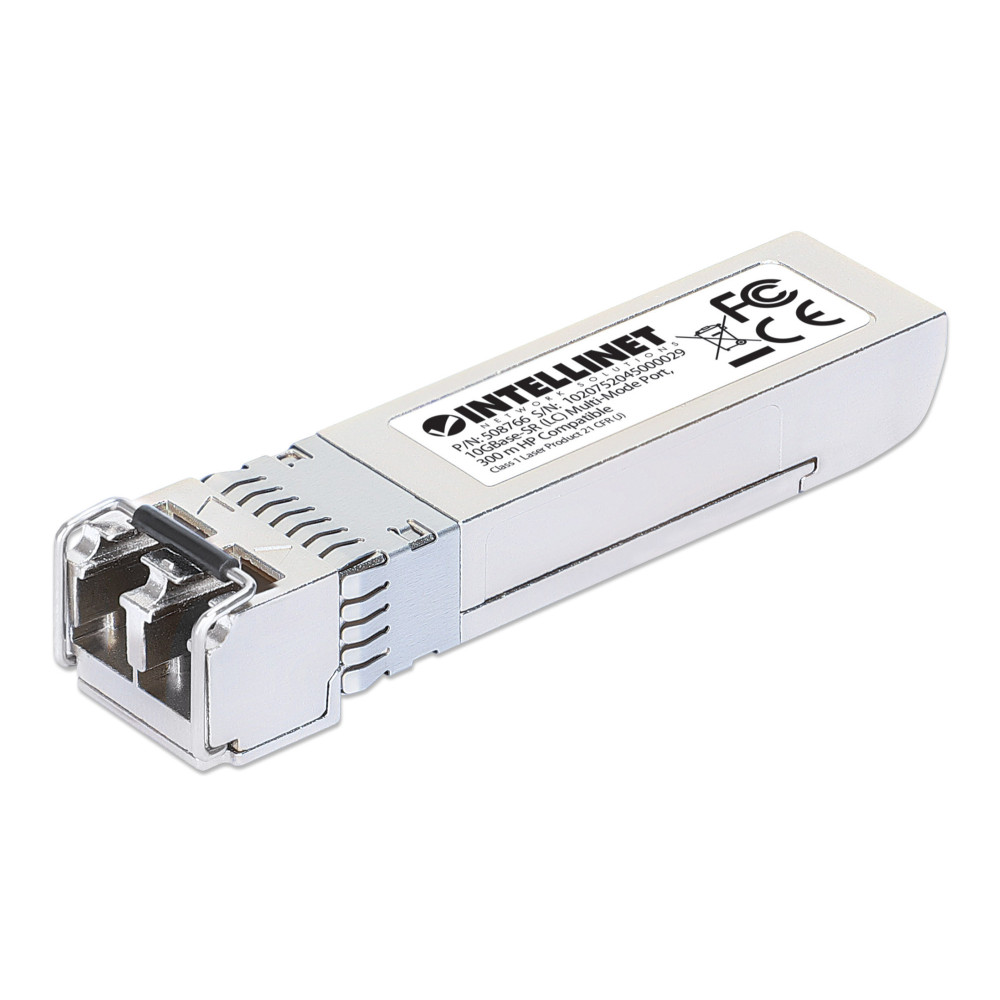 Moduł SFP+ 10G, LC Duplex MM, 300m, 10GBase-SR, 850 nm, miniGBIC, DDM, HPE