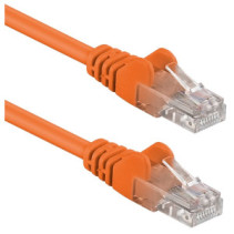 Patchcord Cat5e UTP 3m CCA pomarańczowy