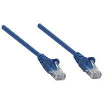 Patchcord Cat6 SFTP 0,5m 100% CU LSZH niebieski
