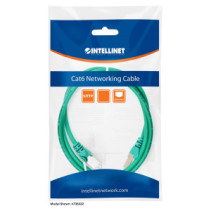 Patchcord Cat6 SFTP 0,5m 100% CU LSZH zielony