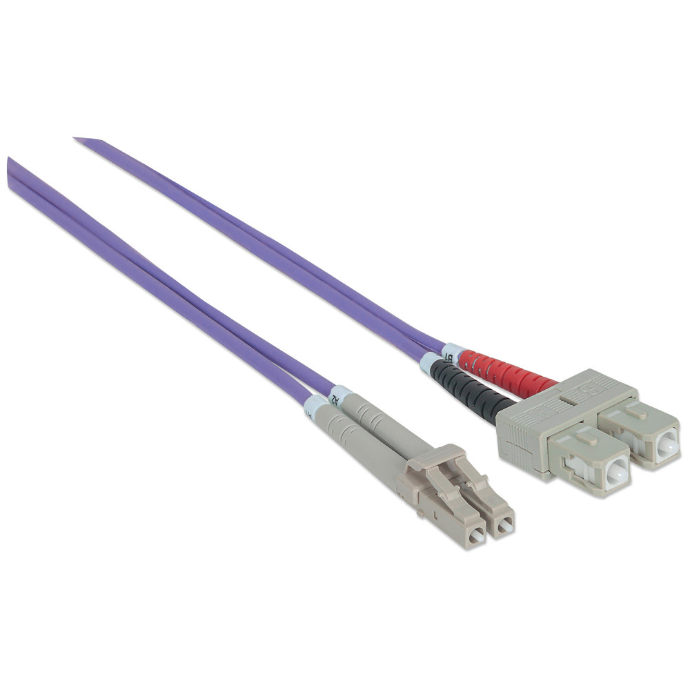 Patchcord światłowodowy OM4 50/125 MM SC-LC Duplex 1m