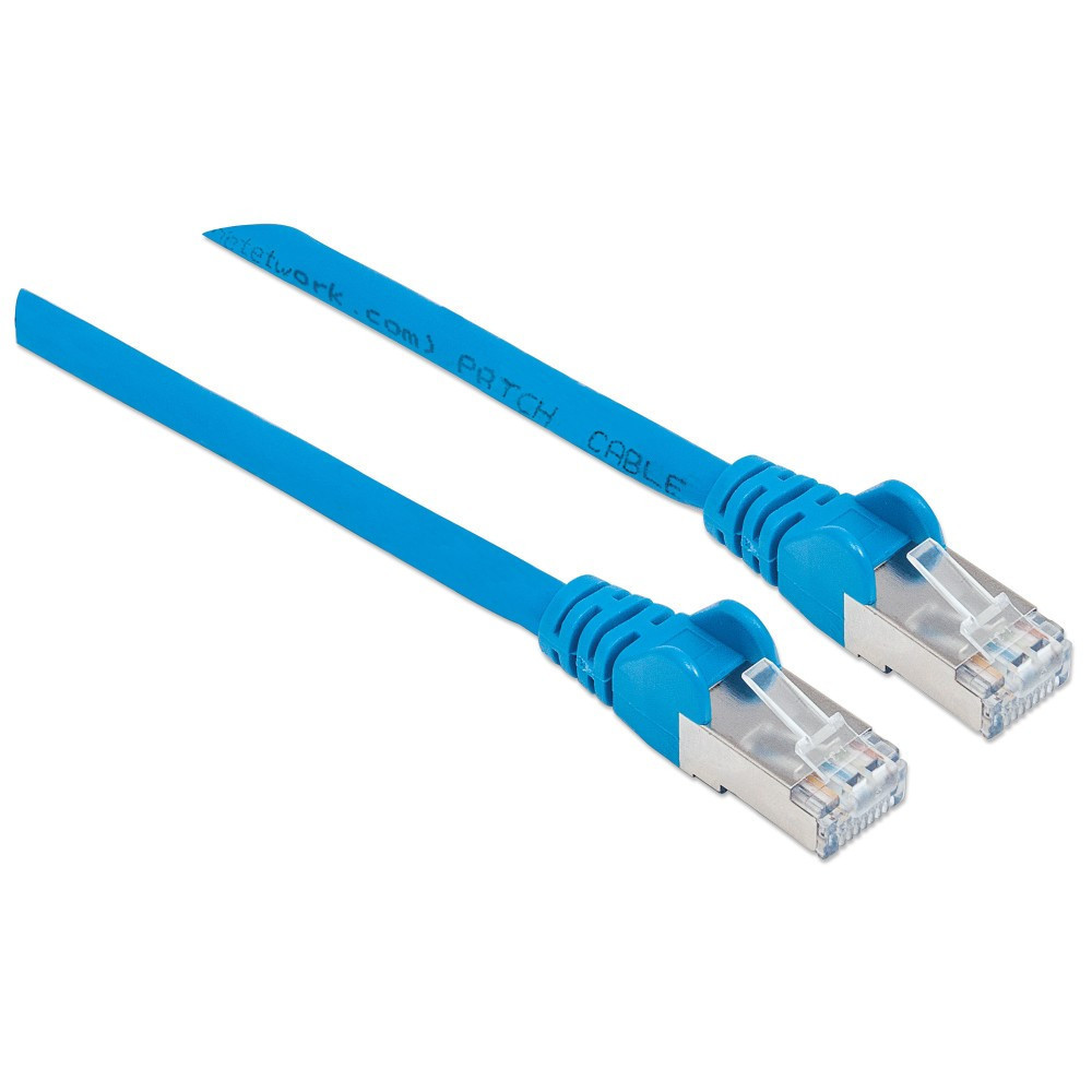Patchcord Cat7 SFTP 1,5m 100% CU LSZH niebieski