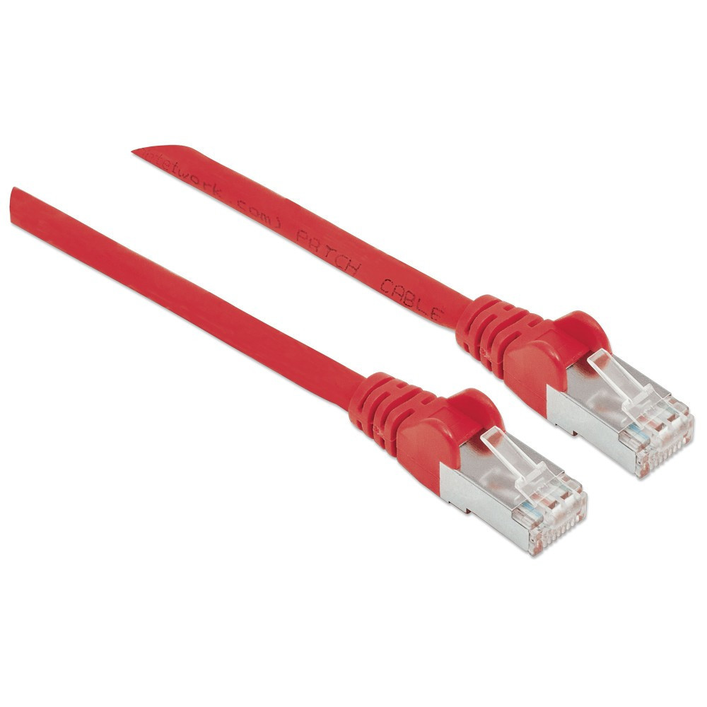 Patchcord Cat7 SFTP 0,5m 100% CU LSZH czerwony