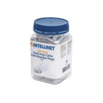 Wtyk RJ45 8P/8C Cat5e UTP, linka/drut, przelotowy, 50 szt