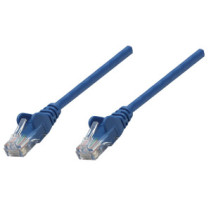 Patchcord Cat6 SFTP 0,25m 100% CU LSZH niebieski