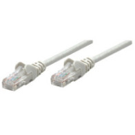Patchcord Cat6 UTP 0,25m 100% CU szary