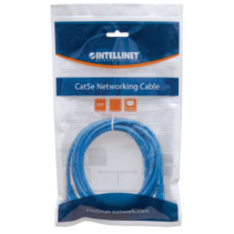 Patchcord Cat6 UTP 0,3m 100% CU niebieski
