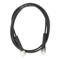 Patchcord Cat6a F/FTP 0,3m 100% CU czarny FlexiBoot Slim