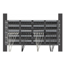 Patchcord Cat6a F/FTP 0,3m 100% CU czarny FlexiBoot Slim