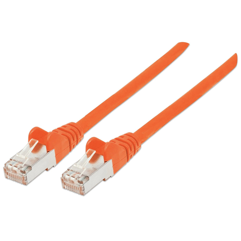 Patchcord Cat6 SFTP 3M 100% Cu pomarańcz